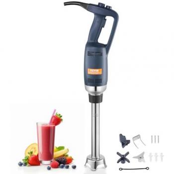 Vevor Commercial Immersion Blender 350W Heavy Duty Hand Mixer 12 Inch Variable Speed Stainless Steel Blade