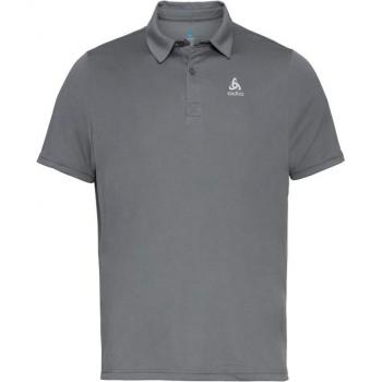 Odlo Cardada Short Sleeve Polo Shirt for Men - Steel Grey - Size S