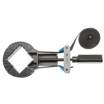 Prensa de tornillo Hogert Technik HT3B963 - Correa de sujeción ajustable para esquinas