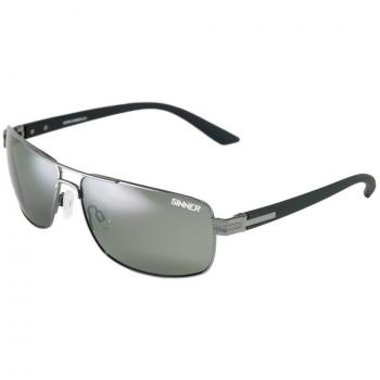 Sinner Durness Polarized Men's Sunglasses - Black, Size 62, Grey Lenses