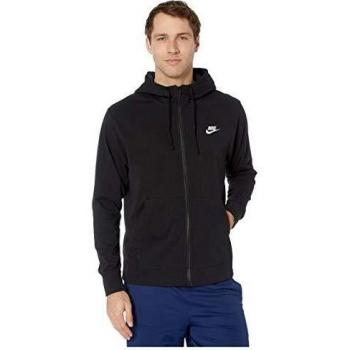 NIKE M NSW Club Hoodie FZ JSY Sudadera, Hombre, Black/