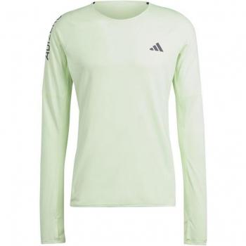 Camiseta de running Adidas Adizero Long Sleeve Hombre Verde