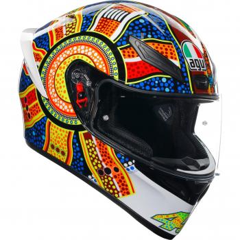 AGV K1 S E2206 - Casco de Moto para Motocicletas - Multicolor 2XL - Seguridad Garantizada