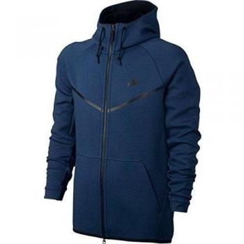Nike M Nsw Tch Flc Wr Hoodie Fz - Sudadera para hombre, color azul, talla XL