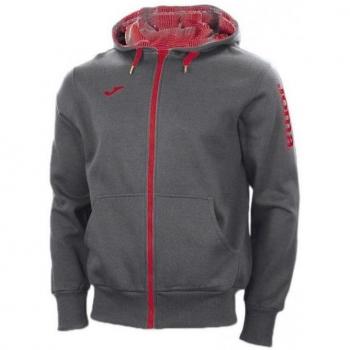 Joma Invictus - Sudadera para hombre, color antracita / rojo, talla S