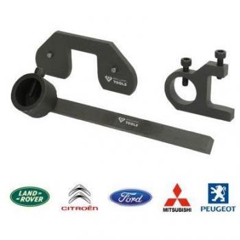Juego de herramientas de ajuste de árbol de compensación para motores diésel Land Rover, Citroën, Mitsubishi, Peugeot, Ford 2.2 DOHC - Brilliant Tools BT592320