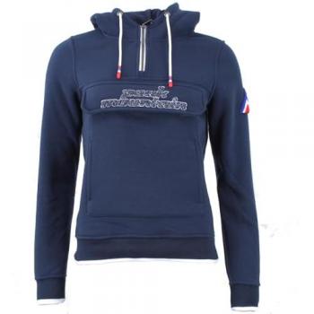 Peak Mountain Women's Fleece Hoodie Aflow