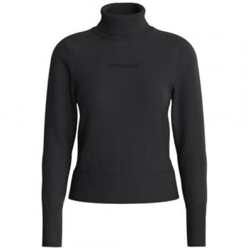 Guess Women's Black Turtleneck Sweater Regular Fit Size XS