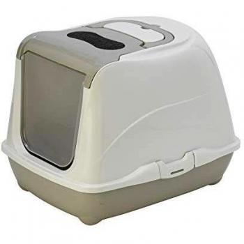 Caja de Arena para Gatos Loki Gris M 38x50x37cm