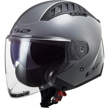 Casco Moto Jet LS2 OF600 Copter II Solid Nardo Grey - 2XL