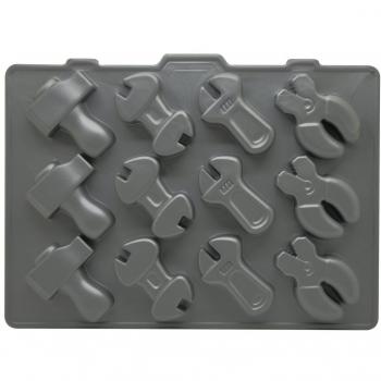 Silicone Gold Herramientas Molde Cubitos de Hielo, Silicona, Gris, 28X20X5 Cm