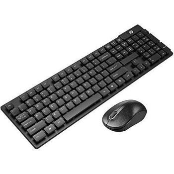 GranVela 1300 inalámbrico Combo Teclado y Ratón, 2.4 GHz teclado con teclas de flotante y 1500 dpi Ratón