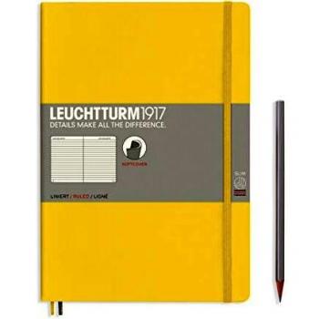 Leuchtturm1917 Notebook Softcover Composition B5 - Ruled - Lemon