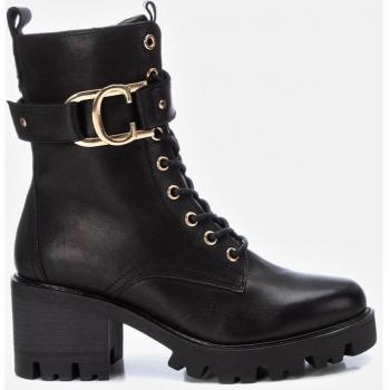 Carmela Botines de Piel para Mujer 161075 Negro Tacón 7cm