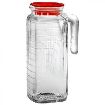Jarra con Tapa y Dosificador Bormioli Rocco Gelo Transparente Vidrio 1,2 L