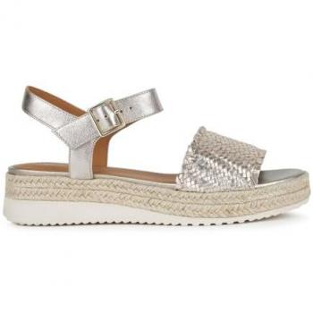 Sandalias de Cuña para Mujer Geox D Eolie en Bronce y Champán