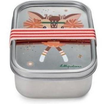 Lonchera Wonder Stella Lilliputiens - Caja de almuerzo, diseño colorido, material resistente y fácil de limpiar, incluye compartimentos para comida y snacks, apta para lavavajillas