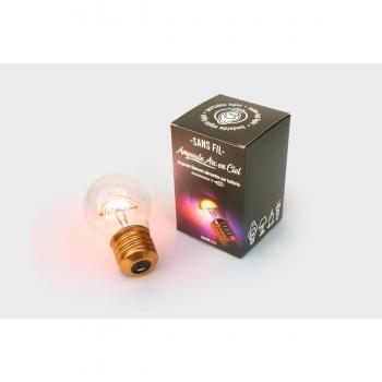 Cordless Rainbow Light Bulb - Rechargeable, Multicoloured, Night Light, Portable, LED