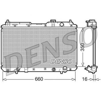 Radiador DENSO DRM40010 para refrigeración de motor