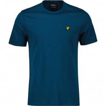 Lyle & Scott Plain Mens T-Shirt - Apres Navy - Size: L - Male - Crew Neck, Short Sleeve, Brand Logo on Chest
