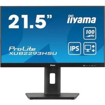 iiyama ProLite XUB2293HSU-B6 Pantalla LED de 21.5 Full HD con tiempo de respuesta de 1ms y múltiples conexiones DP/HDMI/USB