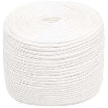 Cuerda de barco polipropileno intenso 8 mm 25 m color blanco y rojo