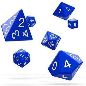 Oakie Doakie Dice RPG Dice Dados, Unisex, Azul