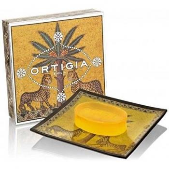 Ortigia Zagara Orange Blossom Glass Plate & Soap Set