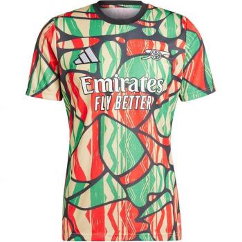 Camiseta Prematch Arsenal 2024/25 Roja de Manga Corta para Hombre - Talla XL