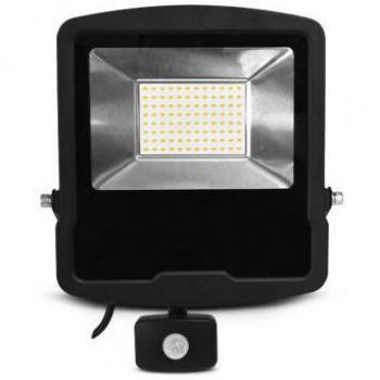 Foco LED con Sensor Regulable 70W 8400lm IP65 Blanco Cálido 3000K