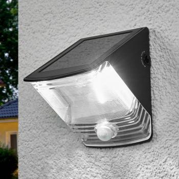 Brennenstuhl SOL 04 plus Foco LED Mural Solar de 85 lm con Detector de Movimiento y Protección IP44