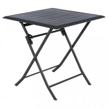 Mesa Aluminio Plegable 71x71x71cm Azúa-Modula