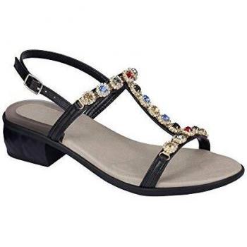 Scholl Sandalias con Tira Floralie Negro 41