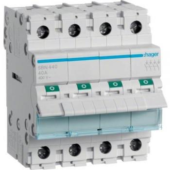 Interruptor Modular 4P 40A Hager SBN440