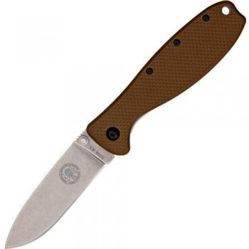 ESEE Zancudo AUS8 Coyote Brown Stonewashed Pocket Knife