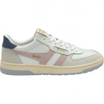 Gola Hawk Women's Fashion Sneakers - White/Chalk Pink/Moonlight/Light Grey