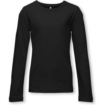 Camiseta de manga larga para niña KOGNEW ONLY con cuello redondo, color blanco, talla 146