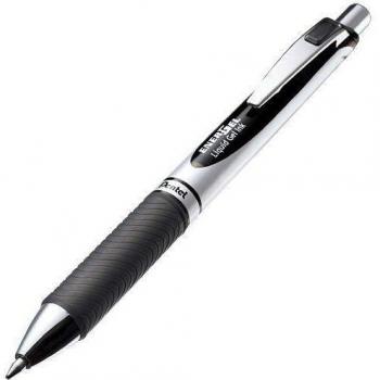Pentel - Bolígrafo retráctil de gel EnerGel, 0,7 mm, 6 unidades