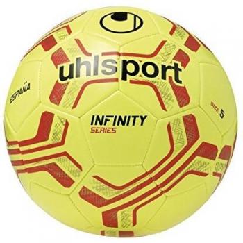 uhlsport Nation Spain Balones de Fútbol, Unisex Adulto, Amarillo/Rojo/Negro, 5