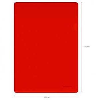 (Caja 10 unid) DOSSIER UÑERO A4 ROJO
