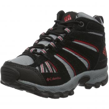 Columbia Childrens North Plains Mid Waterproof, Botas de Senderismo para Niños, Gris