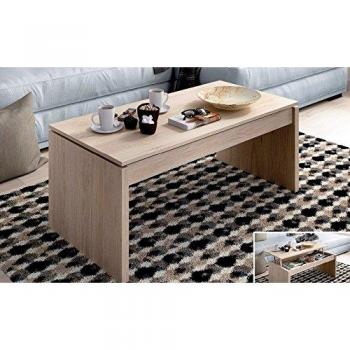 LIQUIDATODO ® - Mesa de centro elevable moderna y barata en color natural
