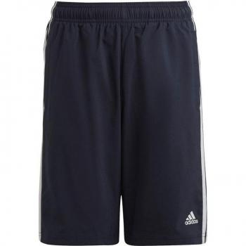 Adidas Essentials 3-Stripes Woven Shorts for Boys - Dark Blue, Size 176