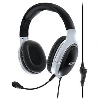 Auriculares Gaming Inalámbricos True Wireless Stereo Nyko NP5-5000 para PS5 - Audio Superior, Micro Integrado, Diseño Blanco y Negro