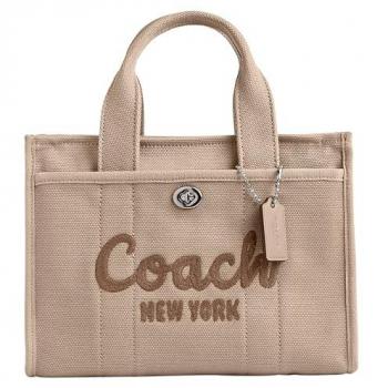 Coach Beige Cargo Tote Bag - Women's One Size Canvas Shopper