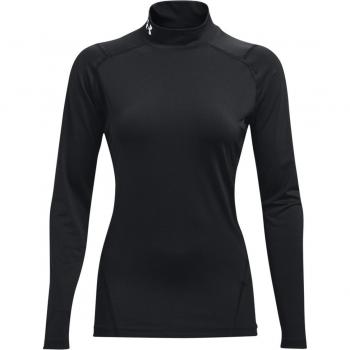 Under Armour HeatGear Compression Mock Long Sleeve T-Shirt - Black - Size: 2X-Large