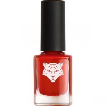 All Tigers Vegan & Natural Nail Polish - 206 Orange Red - Long-Lasting Shine
