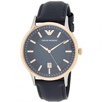 Emporio Armani Blue Leather Men's Watch AR11188