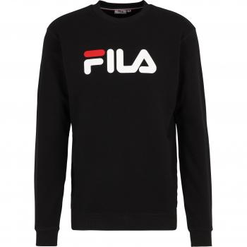 Fila BARBIAN Crew Sweatshirt - Black, Sleek Long Sleeve Crew Neck, Size S