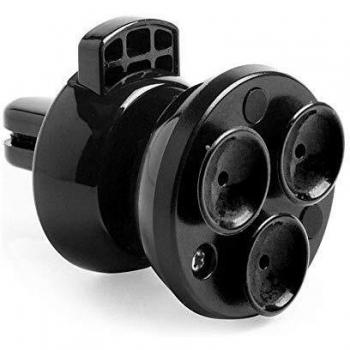 BigBuy Car Soporte de Moviles para Coche con Ventosa, Negro
